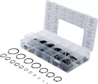 Assortiment de circlips extérieurs | Ø 3 - 32 mm | 300 pièces