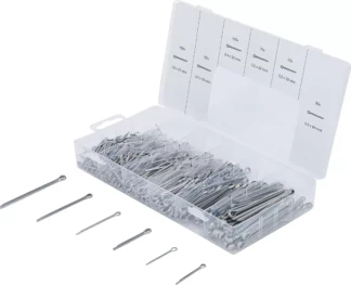 Assortiment de goupilles | acier inoxydable | Ø 1,6 - 4,0 mm | 555 pièces