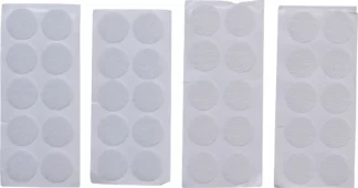 Points auto-agrippants | autocollants | blanc | 40 pièces