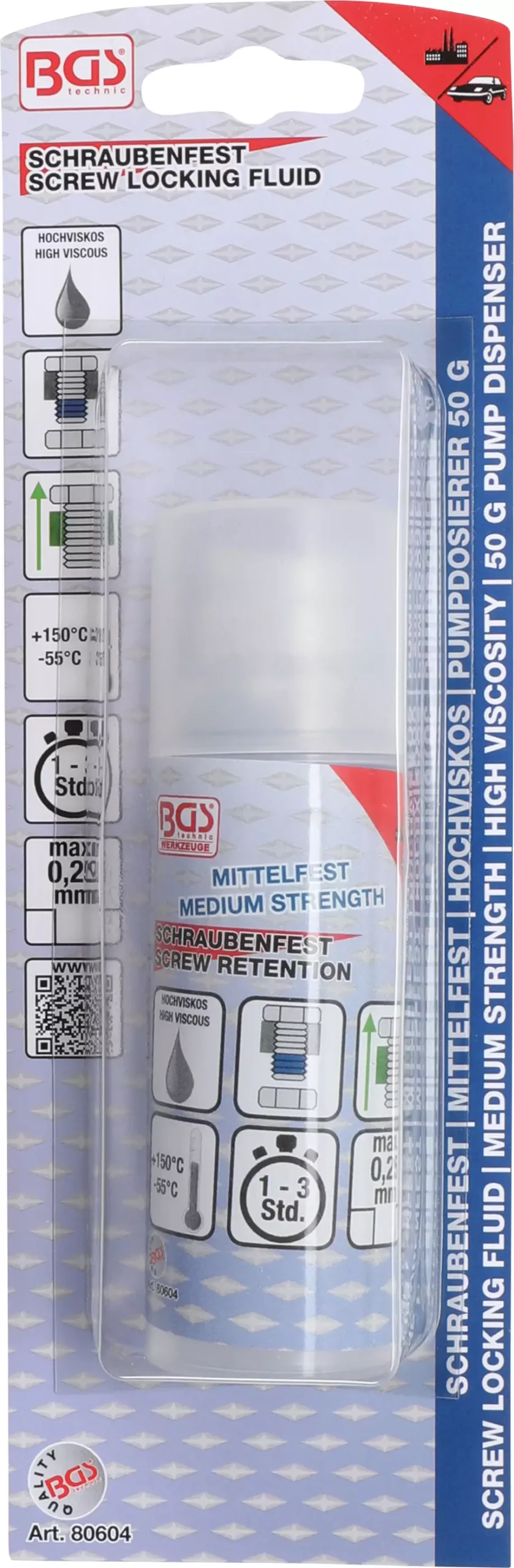 Fixage vis | fixage moyen | hautement visqueux | doseur à pompe 50 g – Image 5