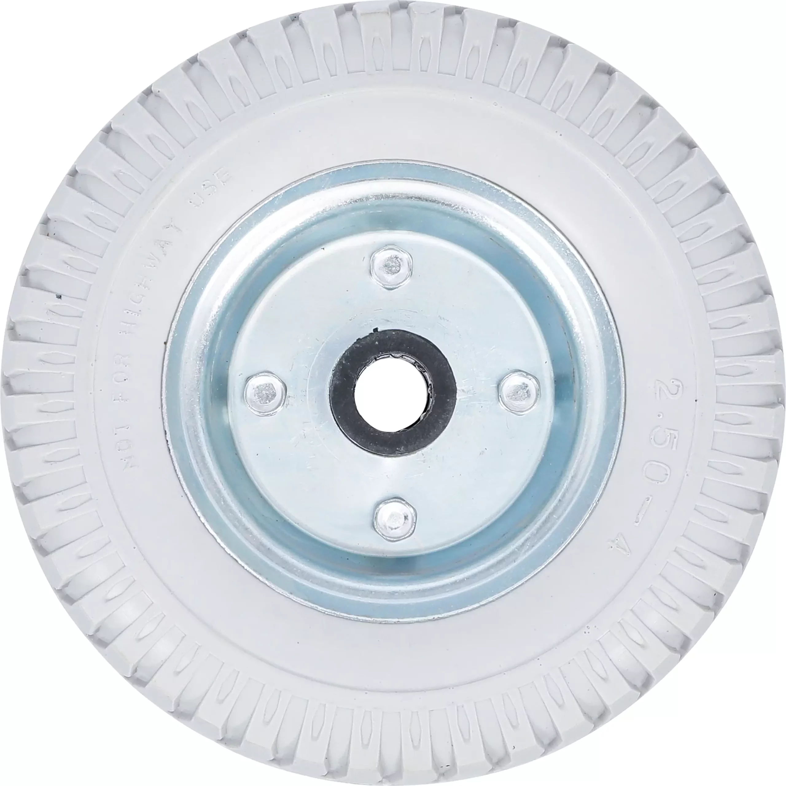 Roue pour diable / chariot de transport | PU, gris | 220 mm – Image 3