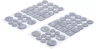Jeu de protections antidérapants | gris tacheté | 64 pièces