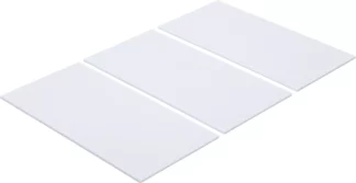 Patin en feutre | plaques | blanc | 100 x 200 mm | 3 pièces