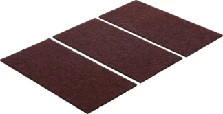 Patin en feutre | plaques | brun | 100 x 200 mm | 3 pièces