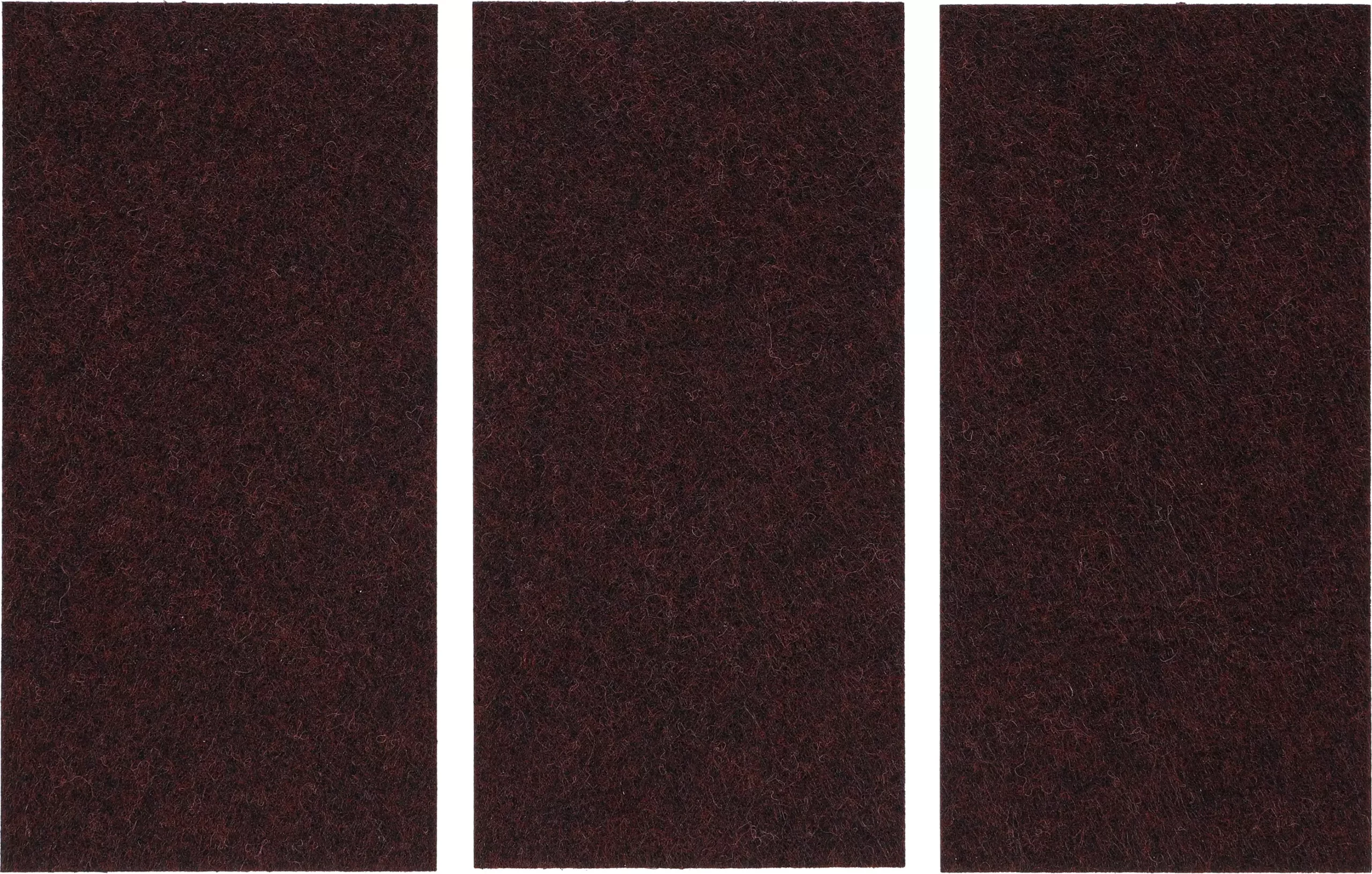 Patin en feutre | plaques | brun | 100 x 200 mm | 3 pièces – Image 2