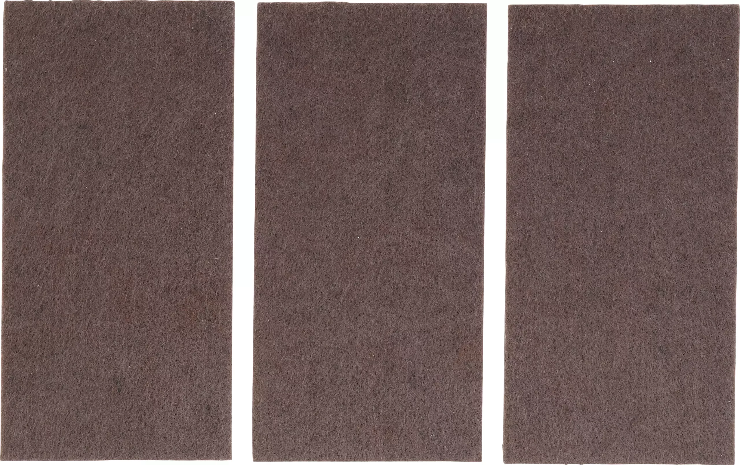 Patin en feutre | plaques | brun | 100 x 200 mm | 3 pièces – Image 3