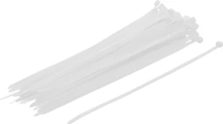 Assortiment de colliers plastique | blanc | 4,8 x 250 mm | 50 pièces