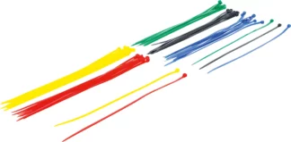 Assortiment de colliers plastique | multicolore | 4,8 x 300 mm | 50 pièces