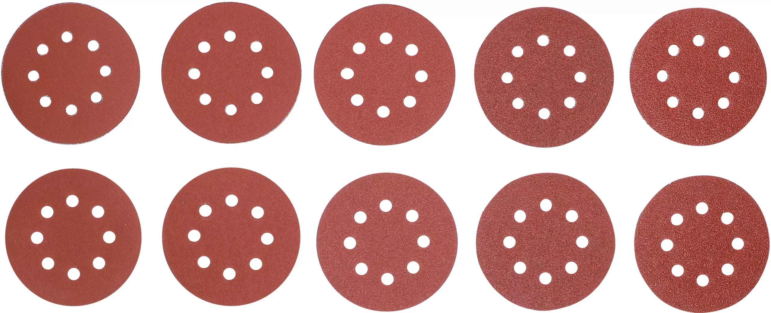 Jeu de feuilles abrasives pour ponçeuse excentrée | Ø 125 mm | Cal. 40 - 180 | 25 pièces – Image 2