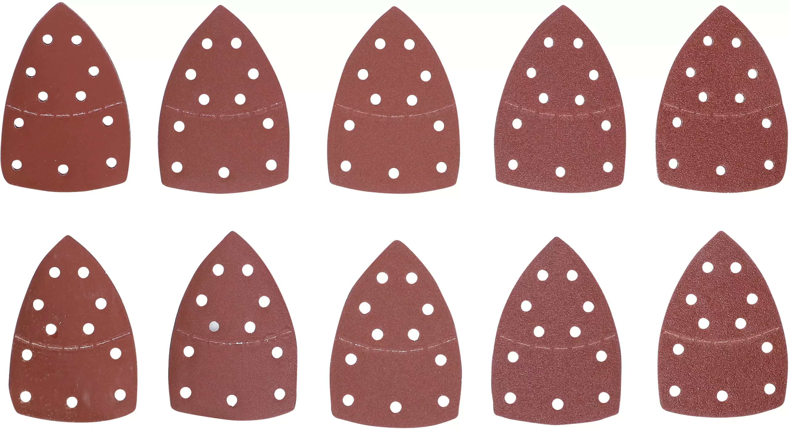 Jeu de feuilles abrasives pour meuleuse multifonctions | 145 x 100 mm | Cal. 40 - 400 | 25 pièces – Image 2