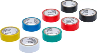 Bandes adhésives multicolore | 18 mm x 3 m | 8 pièces