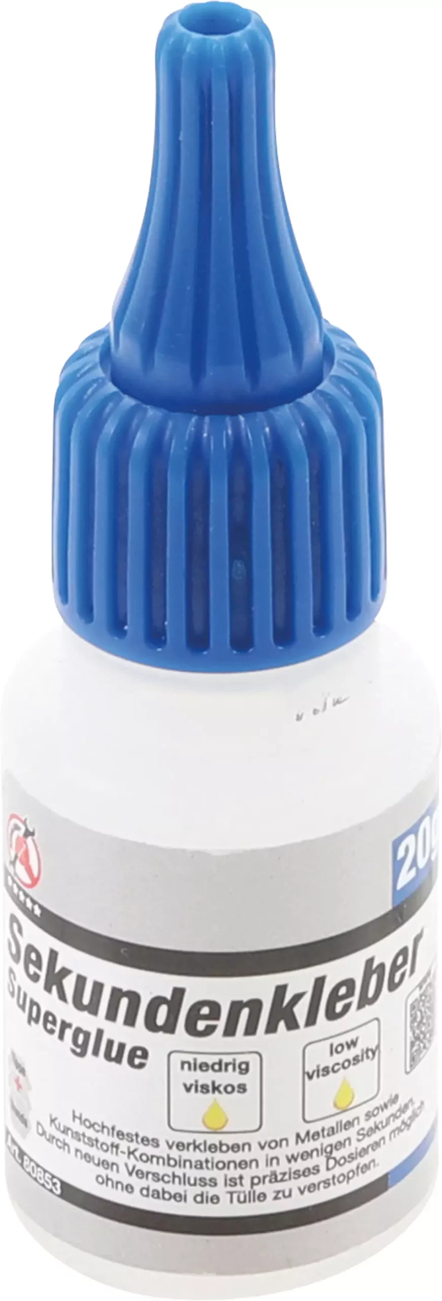 Colle instantanée | faible viscosité | flacon 20 g