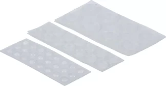 Jeu de tampons élastiques | transparents | 46 pièces