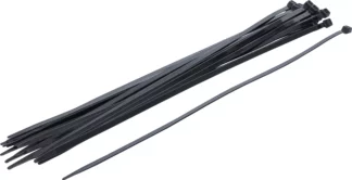 Assortiment de colliers plastique | noir | 7,6 x 500 mm | 20 pièces