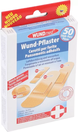 Boîte de pansements | 50 pièces
