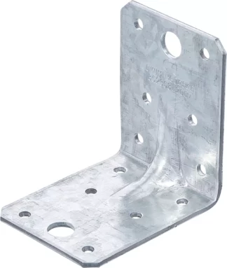 Connecteur d’angle | avec bourrelet (renforcement) | 70 x 70 x 55 x 2,5 mm | Packe Économie | 25 pièces