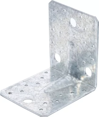Connecteur d’angle | avec bourrelet (renforcement) | 105 x 105 x 90 x 3 mm