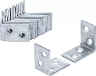 Jeu d'équerres pour chaise | 25 x 25 x 15 mm | 12 pièces