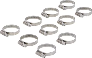 Colliers | inoxydable | 25 x 40 mm | 10 pièces