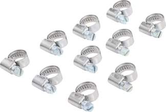 Colliers | inoxydable | 8 x 12 mm | 10 pièces