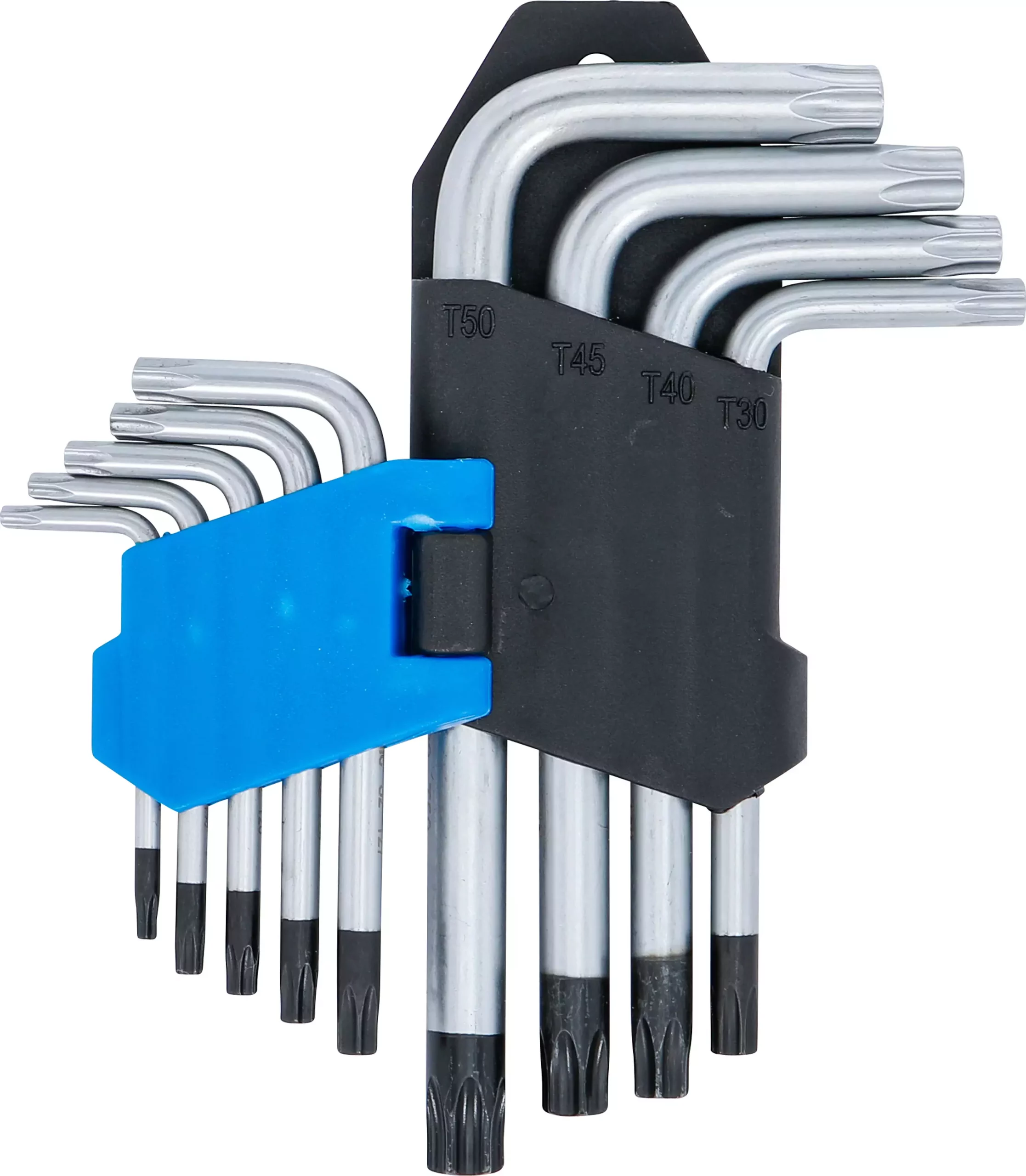 Jeu de clés allen | courtes | Profil T (pour Torx) avec perçage T10 - T50 | 9 pièces – Image 3