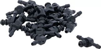 Jeu de raccords tuyau en matière plastique | en forme de T | 30 pièces