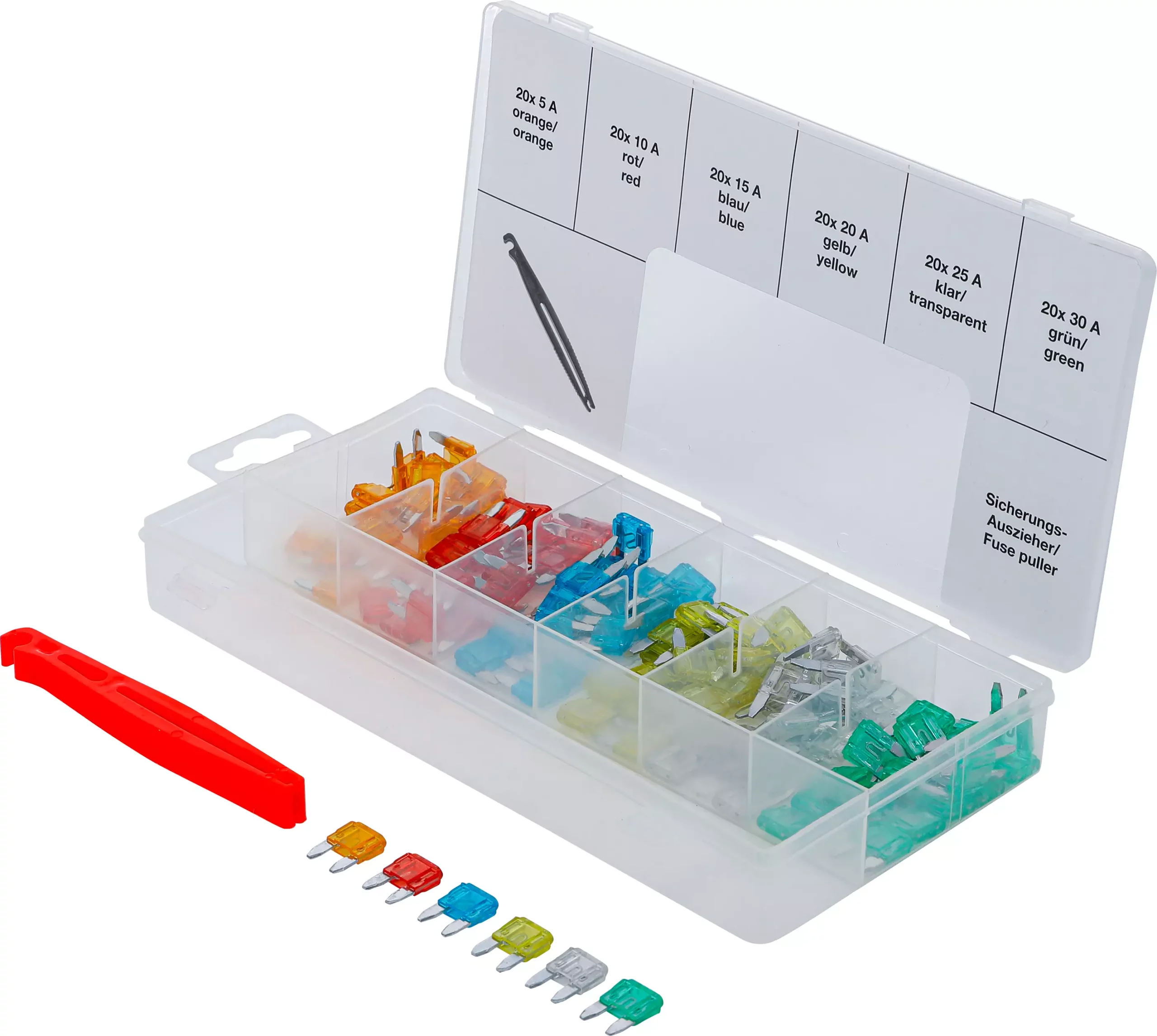 Assortiment de fusibles | MINI | 121 pièces