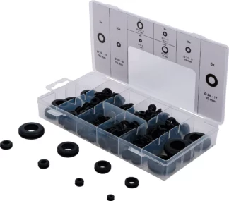 Assortiment de passe-fil caoutchouc | métrique | 180 pièces