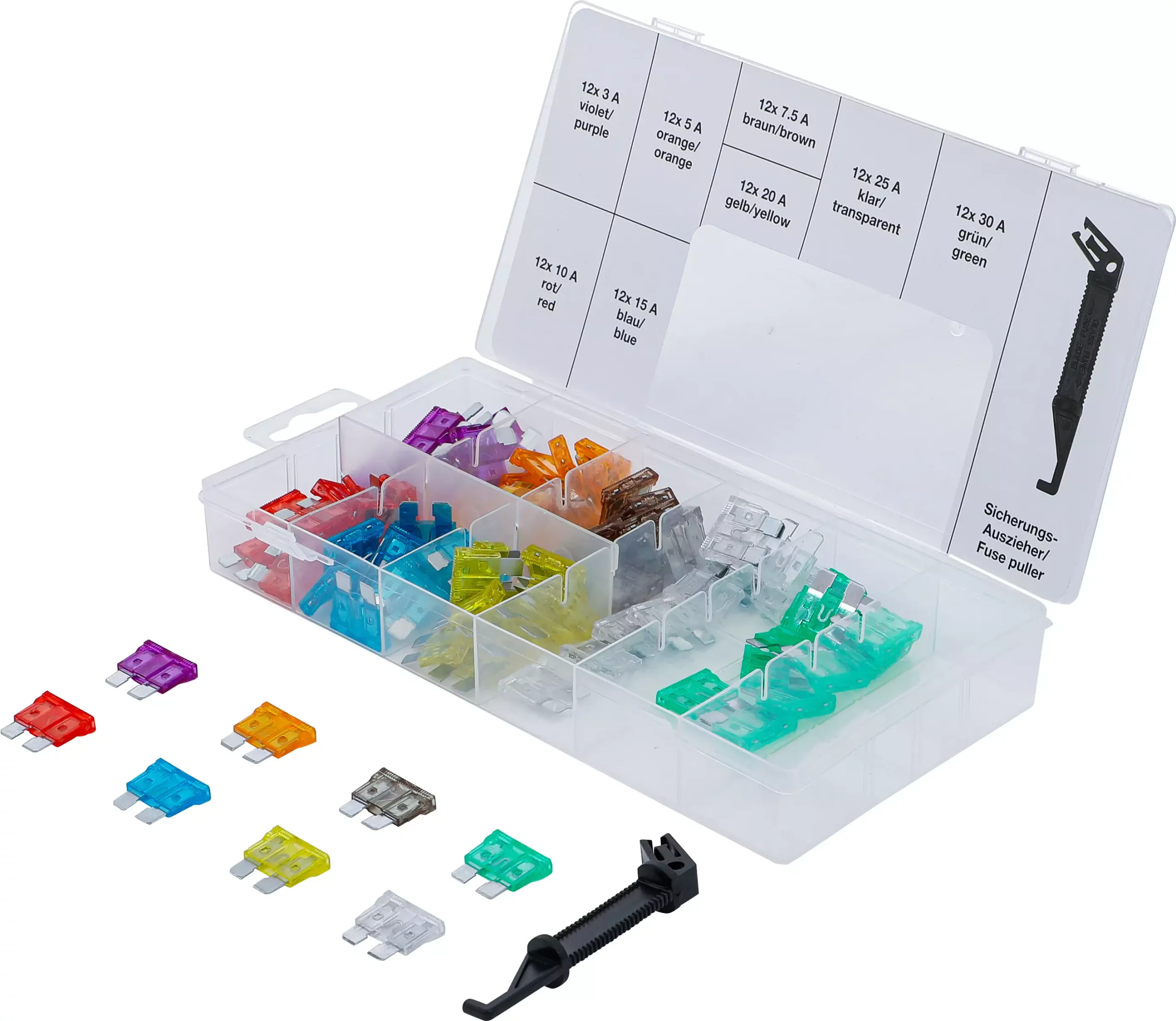 Assortiment de fusibles auto | 97 pièces