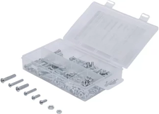 Assortiment de vis et écrous | métriques | M4 / M5 | 126 pièces
