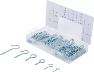 Assortiment de crochets à visser | 151 pièces