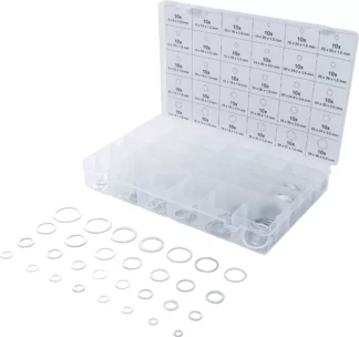 Assortiment de joints d’étanchéité | aluminium | 300 pièces