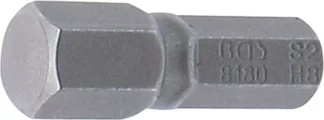 Embout | Longueur 25 mm | 6,3 mm (1/4") | six pans intérieurs 8 mm