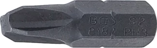 Embout | Longueur 25 mm | 6,3 mm (1/4") | cruciforme PH3