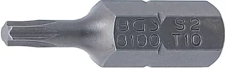 Embout | Longueur 25 mm | 6,3 mm (1/4") | profil T (pour Torx) T10