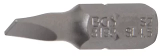 Embout | Longueur 25 mm | 6,3 mm (1/4") | fente 4,5 mm