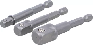 Jeu d’adaptateurs à choc | 6,3 mm (1/4") | 6,3 mm (1/4") / 10 mm (3/8") / 12,5 mm (1/2") | 3 pièces