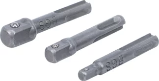 Jeu d’adaptateurs | SDS mâle 6,3 mm (1/4"), 10 mm (3/8"), 12,5 mm (1/2") | 3 pièces