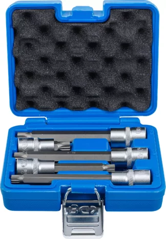 Jeu de douilles à embouts | 12,5 mm (1/2") | denture multiple intérieure (pour XZN) | 5 pièces