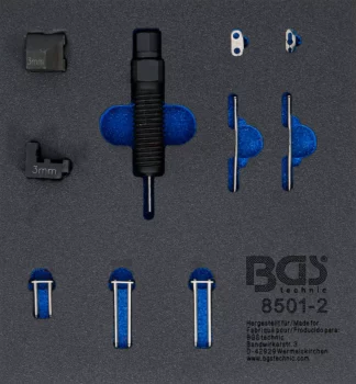 Insert de servante d'atelier 1/6 : Jeu complémentaire pour riveteuse pour chaîne (art. 8501) | convient pour boulons de chaîne 3 mm