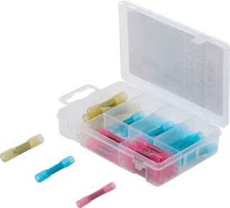 Assortiments de connecteurs de soudure et gaine thermorétractable | 36 pièces