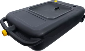 Bidon de collecte d’huile avec bec verseur | mobile | 40 l