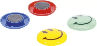 Jeu d’aimants | « Smile » | Ø 40 mm | 4 pièces
