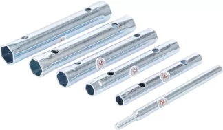 Jeu de clés à tubes | 8 x 9 - 16 x 17 mm | 6 pièces