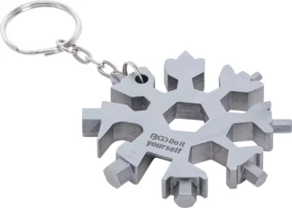 Outil multifonctions | flocon de neige | 18-en-1 | acier inoxydable