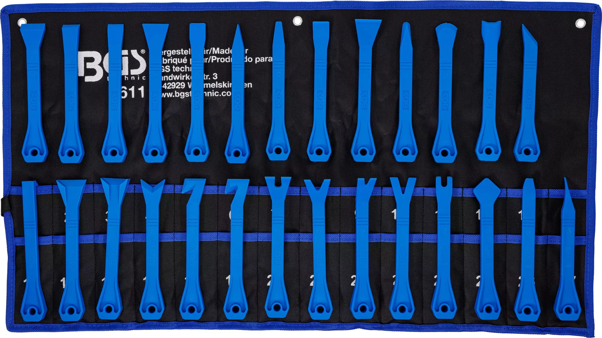 Jeu de coins nylon pour garnitures | 27 pièces