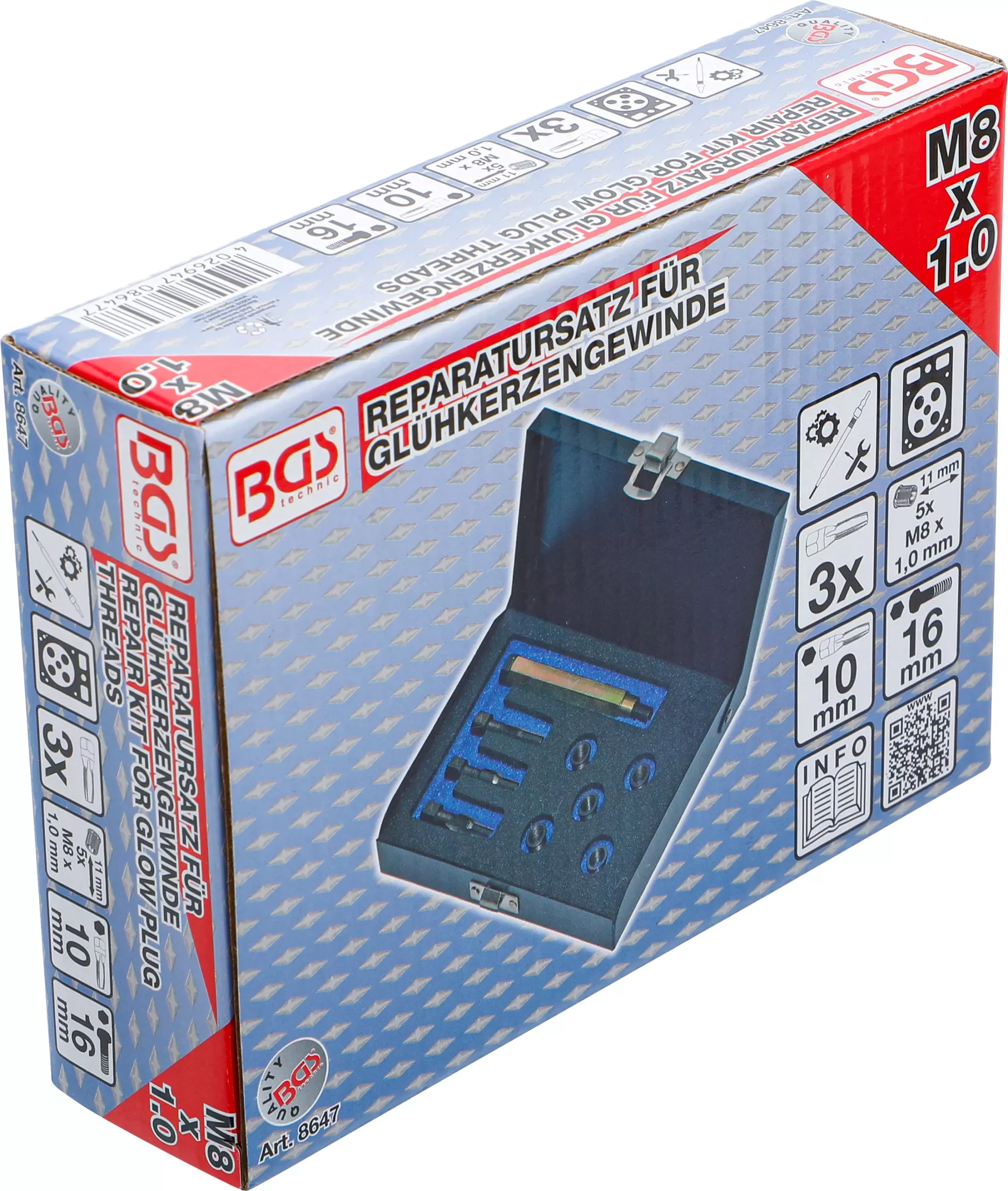 Kit de réparation pour filet de bougie | M8 x 1,0 – Image 6
