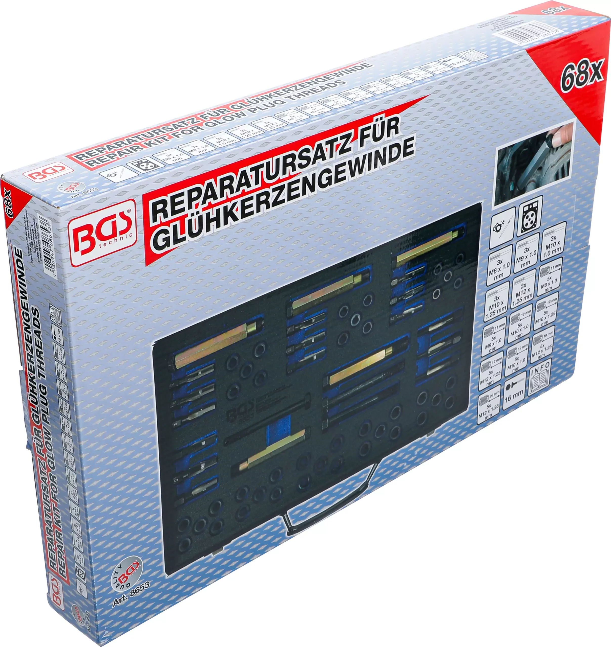 Kit de réparation pour filet de bougie | M8 - M9 - M10 - M12 – Image 6