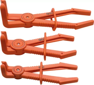 Jeu de pinces pour durites flexibles | coudées, 90° | 155 - 255 mm | 3 pièces
