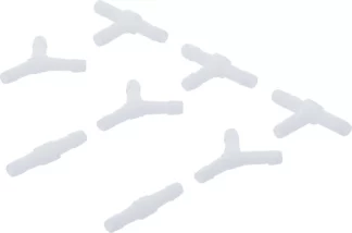 Assortiments de connecteurs de tuyau | résiste aux carburants | 3 mm | 8 pièces